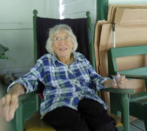 Blanche Howard Jolliff, Ocracoke, N.C., 2015. Photo by Peter Vankevich. From Philip Howard's Ocracoke Island Journal