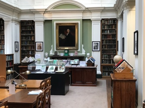 The library at the Linnean Society of London. Photo by David Cecelski