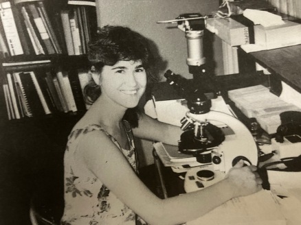 Dr. Sherri Cooper (1957-2015) was a paleoecologist at the Duke University Wetland Center when I wrote about her research on diatoms and climate change in the Lower Neuse River estuary in <a href="https://www.flickr.com/photos/internetarchivebookimages/20039565253/"><em>Coastwatch</em> magazine in the autumn of 1998</a>. Photo courtesy, Sherri Cooper